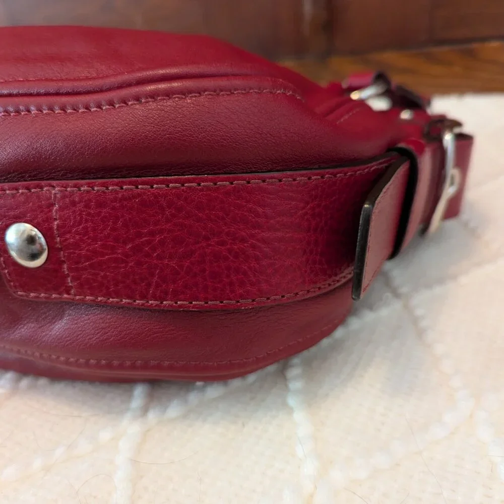 Coach Zoe Red Leather Hobo - Picture 7 of 13